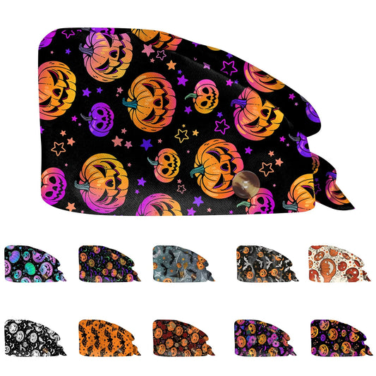 SPOOKY+ season scrub hats